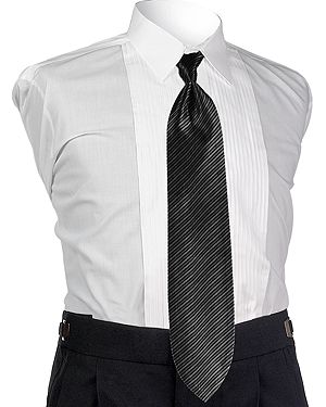 Style 4261: Synergy Black 4-in-hand Tie
