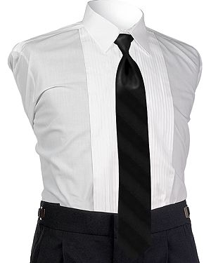 Style 4461: Ombre Black 4-in-hand Tie