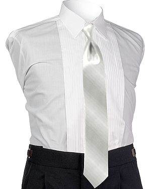Style 4465: Ombre Ivory 4-in-hand Tie