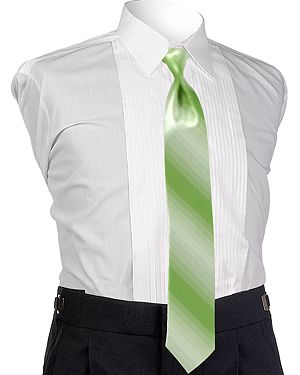 Style 4467: Ombre Lime 4-in-hand Tie