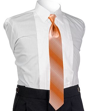 Style 4470: Ombre Peach 4-in-hand Tie