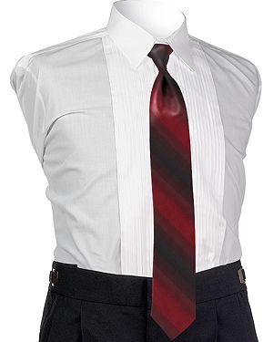 Style 4473: Ombre Red 4-in-hand Tie