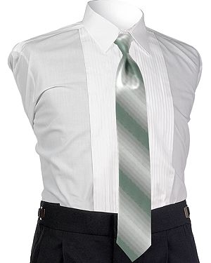 Style 4475: Ombre Sage 4-in-hand Tie