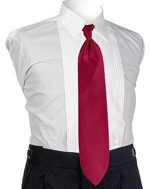 Style 4665: Jean Yves Solid Magenta Tie