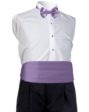Style 5479: Heather Satin Cummerbund