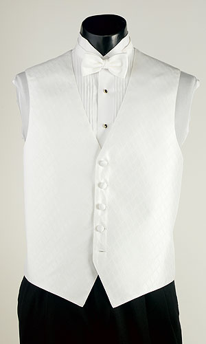 Style 5658: Spectrum White Vest