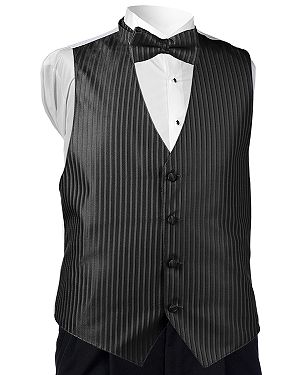 Style 5660: Lido Black Vest