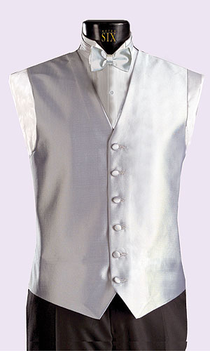 Style 5762: After Six<br> Aries Ice Silver Vest