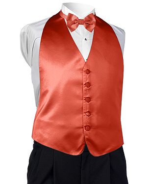 Style 5992: Satin Coral Vest