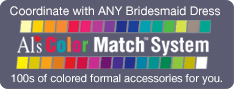 Coordinate with EVERY Bridesmaid Dress with Al's Color Match System