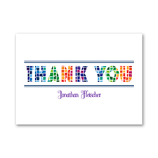 Marvelous Mosaic - Bar Mitzvah - Thank You Note