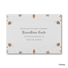Roses and Romance - Sleeping Beauty - Reception Card