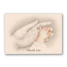 Tiny Hand to Hold - Thank You Note