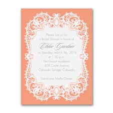 Graceful Lace - Bridal Shower Invitation