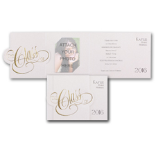 Class Act - Invitation - White Shimmer