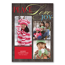 Inspired Wishes - Photo Holiday Card