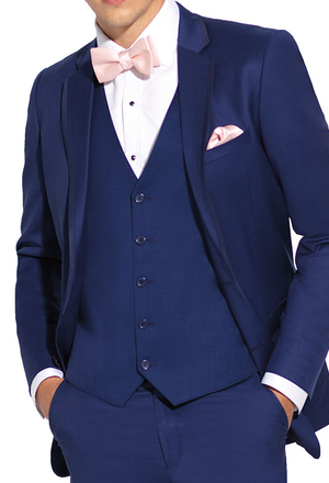 Allure cobalt sharkskin notch tuxedo