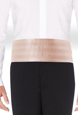 Allure cappuccino cummerbund